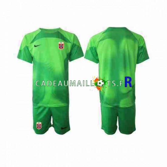 Norvège Maillot avec flocage Gardien Domicile 2022 ,Tenue Enfant MC