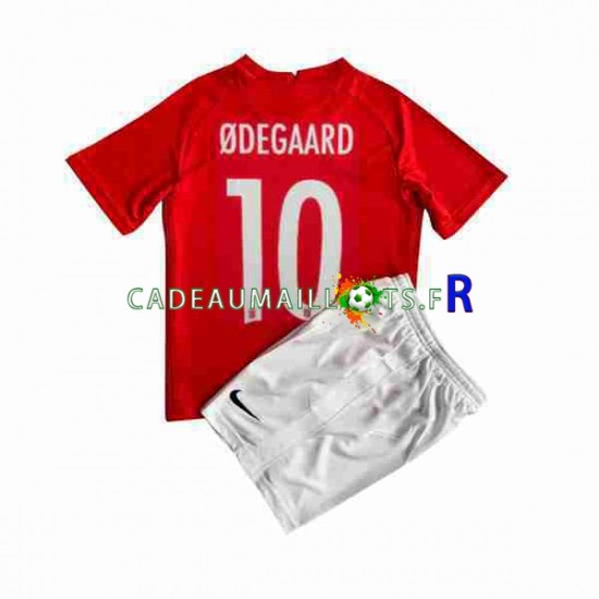 Norvège Maillot avec flocage ODEGAARD 10 Domicile 2022 ,Tenue Enfant MC