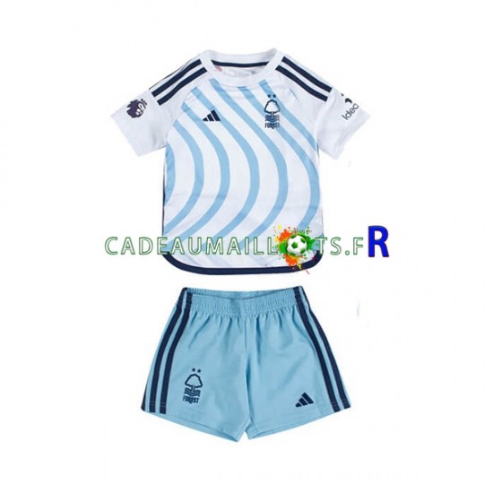 Nottingham Forest Maillot avec flocage Extérieur 2023-2024 ,Tenue Enfant MC