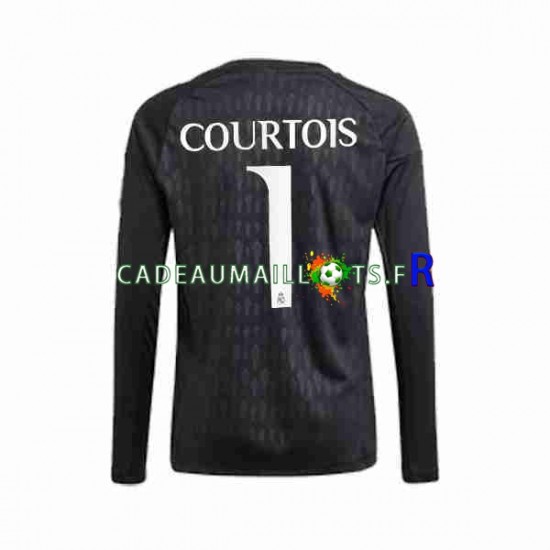 Real Madrid Maillot avec flocage Thibaut Courtois 1 Gardien Extérieur 2023-2024 ,Homme ML