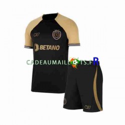 Sporting CP Maillot avec flocage 3ème 2023-2024 ,Tenue Enfant MC