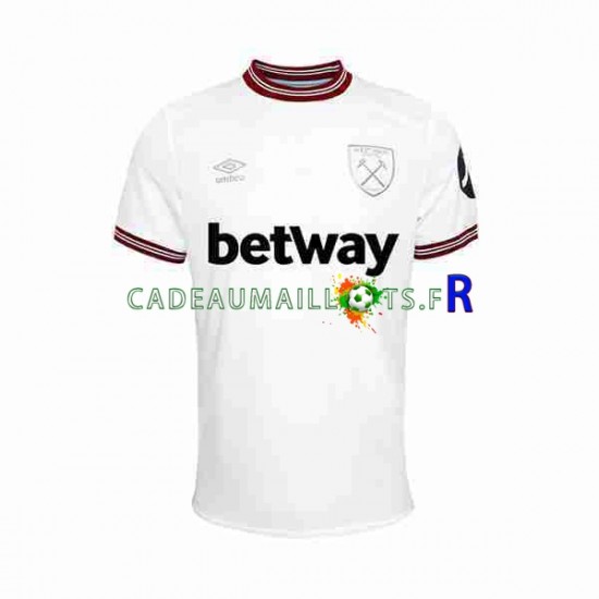 West Ham United Maillot avec flocage Extérieur 2023-2024 ,Homme MC