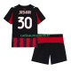 AC Milan Maillot avec flocage Ardon Jashari 30 Domicile 2025-2026 ,Tenue Enfant MC