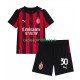 AC Milan Maillot avec flocage Ardon Jashari 30 Domicile 2025-2026 ,Tenue Enfant MC