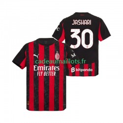 AC Milan Maillot avec flocage Ardon Jashari 30 Domicile 2025-2026 ,Homme MC