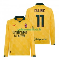 AC Milan Maillot avec flocage Christian Pulisic 11 3ème 2025-2026 ,Homme ML