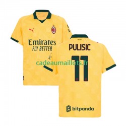 AC Milan Maillot avec flocage Christian Pulisic 11 3ème 2025-2026 ,Homme MC