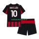 AC Milan Maillot avec flocage Rafael Leao 10 Domicile 2025-2026 ,Tenue Enfant MC