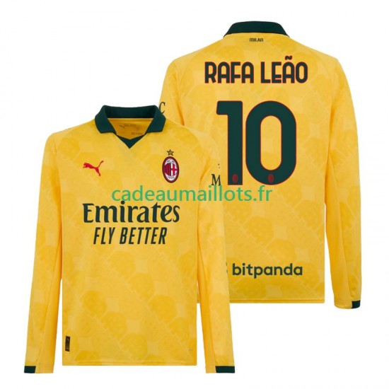 AC Milan Maillot avec flocage Rafael Leao 10 3ème 2025-2026 ,Homme ML