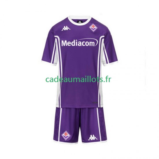 Fiorentina Maillot avec flocage Domicile 2025-2026 ,Tenue Enfant MC