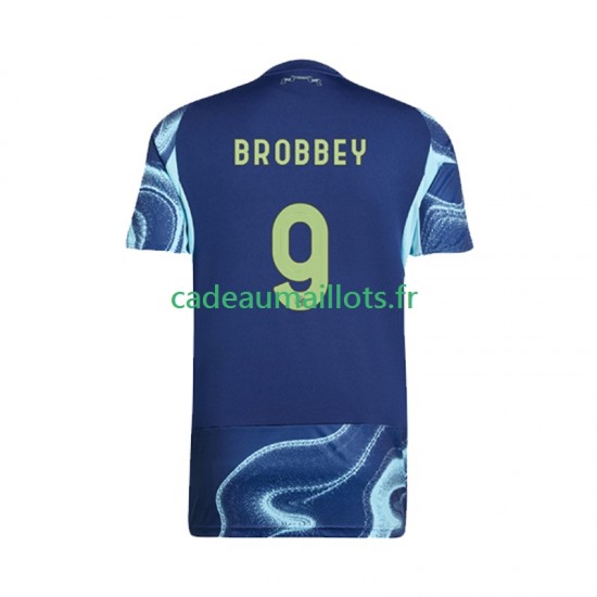 Ajax Amsterdam Maillot avec flocage Brian Brobbey 9 Extérieur 2025-2026 ,Homme MC