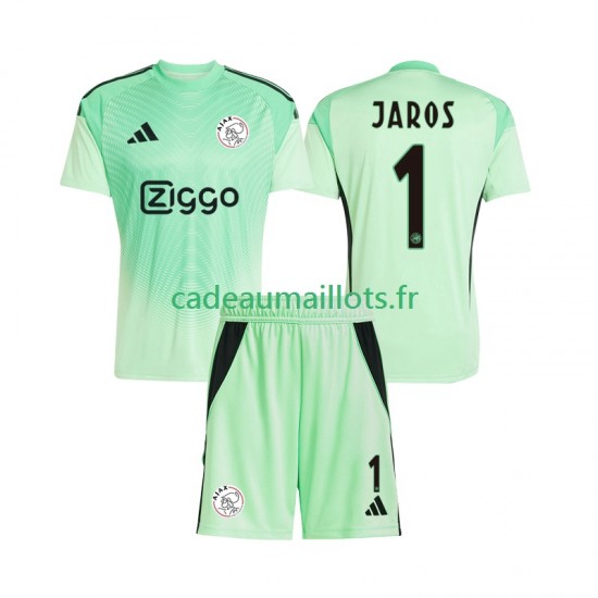 Ajax Amsterdam Maillot avec flocage Vitezslav Jaros 1 Gardien Domicile 2025-2026 ,Tenue Enfant MC