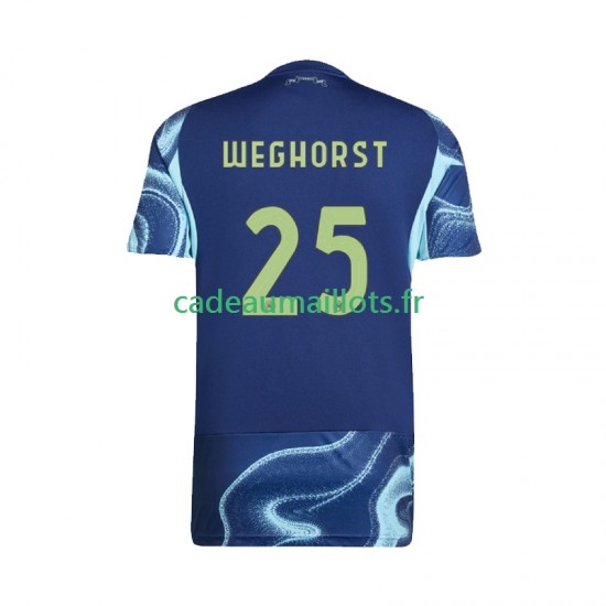 Ajax Amsterdam Maillot avec flocage Wout Weghorst 25 Extérieur 2025-2026 ,Homme MC