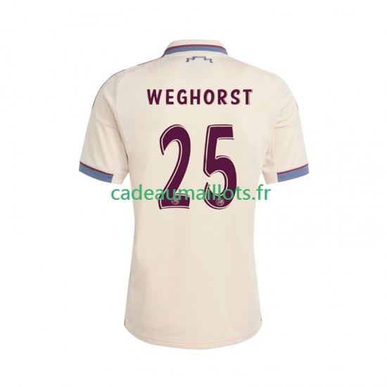 Ajax Amsterdam Maillot avec flocage Wout Weghorst 25 3ème 2025-2026 ,Homme MC