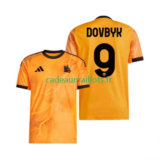 AS Rome Maillot avec flocage Artem Dovbyk 9 Extérieur 2025-2026 ,Homme MC
