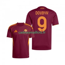 AS Rome Maillot avec flocage Artem Dovbyk 9 Domicile 2025-2026 ,Homme MC