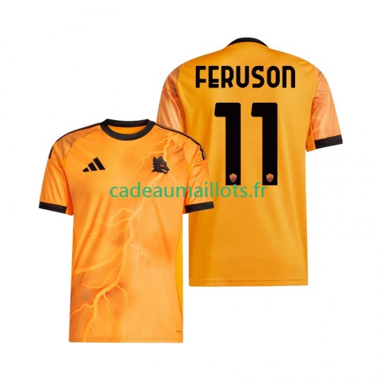 AS Rome Maillot avec flocage Evan Ferguson 11 Extérieur 2025-2026 ,Homme MC