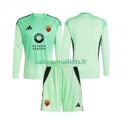 AS Rome Maillot avec flocage Gardien Extérieur 4ème 2025-2026 ,Tenue Enfant ML