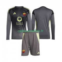 AS Rome Maillot avec flocage Gardien Domicile 2025-2026 ,Tenue Enfant ML