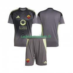 AS Rome Maillot avec flocage Gardien Domicile 2025-2026 ,Tenue Enfant MC