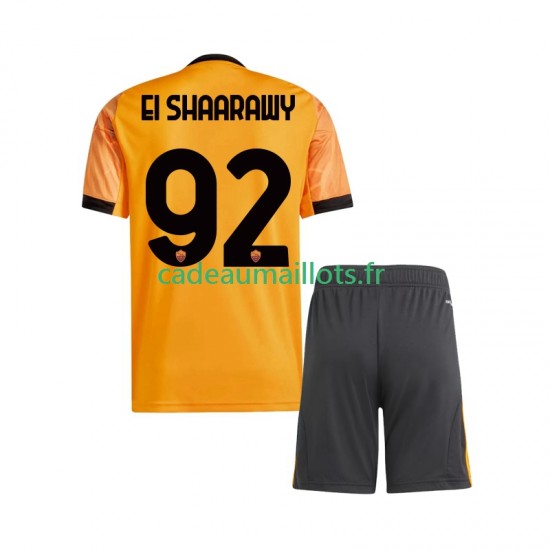 AS Rome Maillot avec flocage Stephan El Shaarawy 92 Extérieur 2025-2026 ,Tenue Enfant MC AS Rome Maillot avec flocage Stephan El Shaarawy 92 Extérieur 2025-2026 ,Tenue Enfant MC