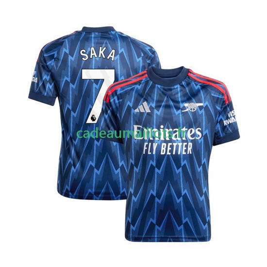 Arsenal Maillot avec flocage Bukayo Saka 7 Extérieur 2025-2026 ,Homme MC