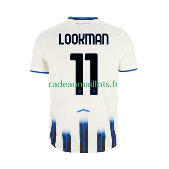 Atalanta Maillot avec flocage Ademola Lookman 11 Extérieur 2025-2026 ,Homme MC