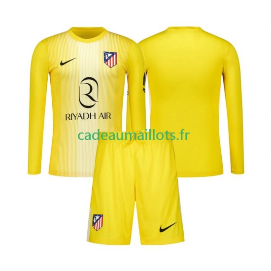Atlético Madrid Maillot avec flocage Gardien Domicile 2025-2026 ,Tenue Enfant ML