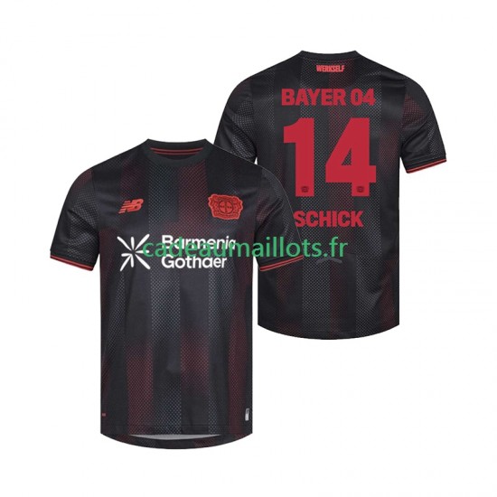 Bayer 04 Leverkusen Maillot avec flocage Patrik Schick 14 Domicile 2025-2026 ,Homme MC