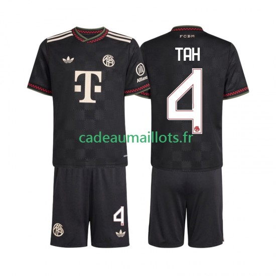 Bayern Munich Maillot avec flocage Jonathan Tah 4 3ème 2025-2026 ,Tenue Enfant MC