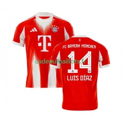 Bayern Munich Maillot avec flocage Luis Diaz 14 Domicile 2025-2026 ,Homme MC