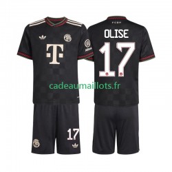 Bayern Munich Maillot avec flocage Michael Olise 17 3ème 2025-2026 ,Tenue Enfant MC
