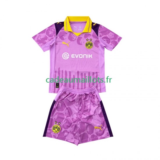 Borussia Dortmund Maillot avec flocage FIFA CWC Gardien Domicile 2025 ,Tenue Enfant MC