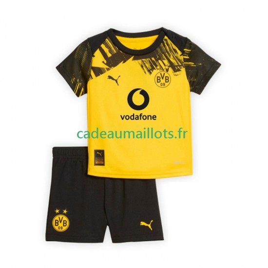 Borussia Dortmund Maillot avec flocage Domicile 2025-2026 ,Tenue Enfant MC