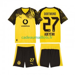 Borussia Dortmund Maillot avec flocage Karim Adeyemi 27 Domicile 2025-2026 ,Tenue Enfant MC