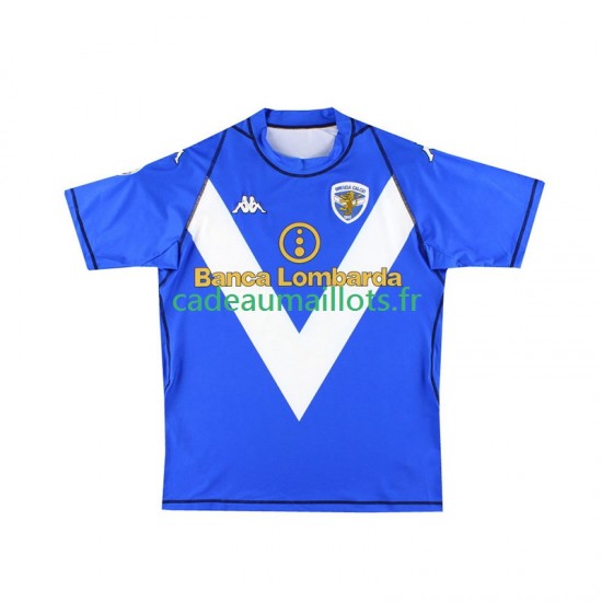 Maillot avec flocage Brescia Calcio Rétro Domicile 2008 1999 ,Homme MC
