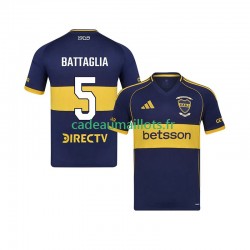 CA Boca Juniors Maillot avec flocage Rodrigo Battaglia 5 Domicile 2025-2026 ,Homme MC