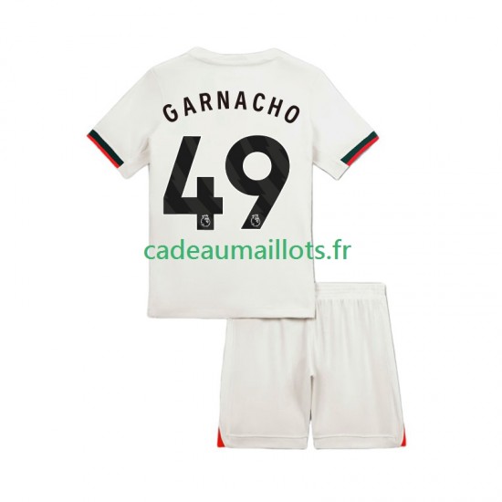 Chelsea Maillot avec flocage Alejandro Garnacho 49 Extérieur 2025-2026 ,Tenue Enfant MC Chelsea Maillot avec flocage Alejandro Garnacho 49 Extérieur 2025-2026 ,Tenue Enfant MC