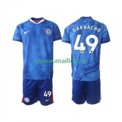 Chelsea Maillot avec flocage Alejandro Garnacho 49 Domicile 2025-2026 ,Tenue Enfant MC