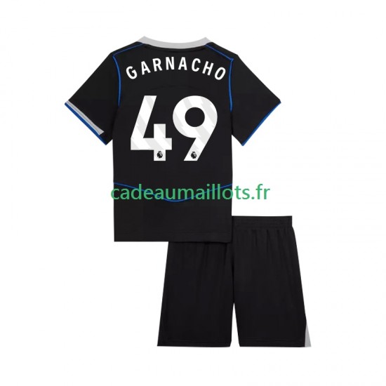Chelsea Maillot avec flocage Alejandro Garnacho 49 3ème 2025-2026 ,Tenue Enfant MC
