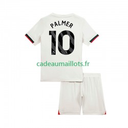Chelsea Maillot avec flocage Cole Palmer 10 Extérieur 2025-2026 ,Tenue Enfant MC