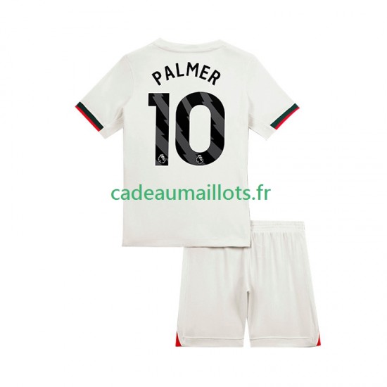 Chelsea Maillot avec flocage Cole Palmer 10 Extérieur 2025-2026 ,Tenue Enfant MC