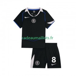 Chelsea Maillot avec flocage Enzo Fernandez 8 3ème 2025-2026 ,Tenue Enfant MC