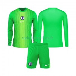 Chelsea Maillot avec flocage Gardien Extérieur 2025-2026 ,Tenue Enfant ML