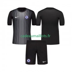 Chelsea Maillot avec flocage Gardien Domicile 2025-2026 ,Tenue Enfant MC
