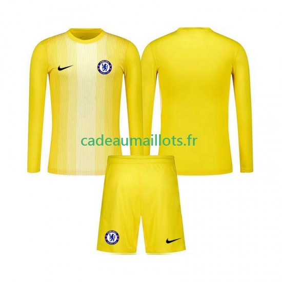 Chelsea Maillot avec flocage Gardien 3ème 2025-2026 ,Tenue Enfant ML