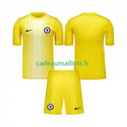 Chelsea Maillot avec flocage Gardien 3ème 2025-2026 ,Tenue Enfant MC