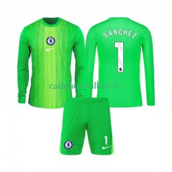 Chelsea Maillot avec flocage Robert Sanchez 1 Gardien Extérieur 2025-2026 ,Tenue Enfant ML