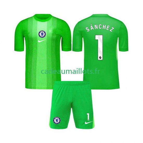 Chelsea Maillot avec flocage Robert Sanchez 1 Gardien Extérieur 2025-2026 ,Tenue Enfant MC Chelsea Maillot avec flocage Robert Sanchez 1 Gardien Extérieur 2025-2026 ,Tenue Enfant MC