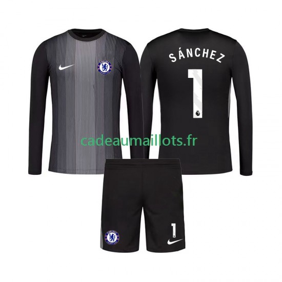 Chelsea Maillot avec flocage Robert Sanchez 1 Gardien Domicile 2025-2026 ,Tenue Enfant ML